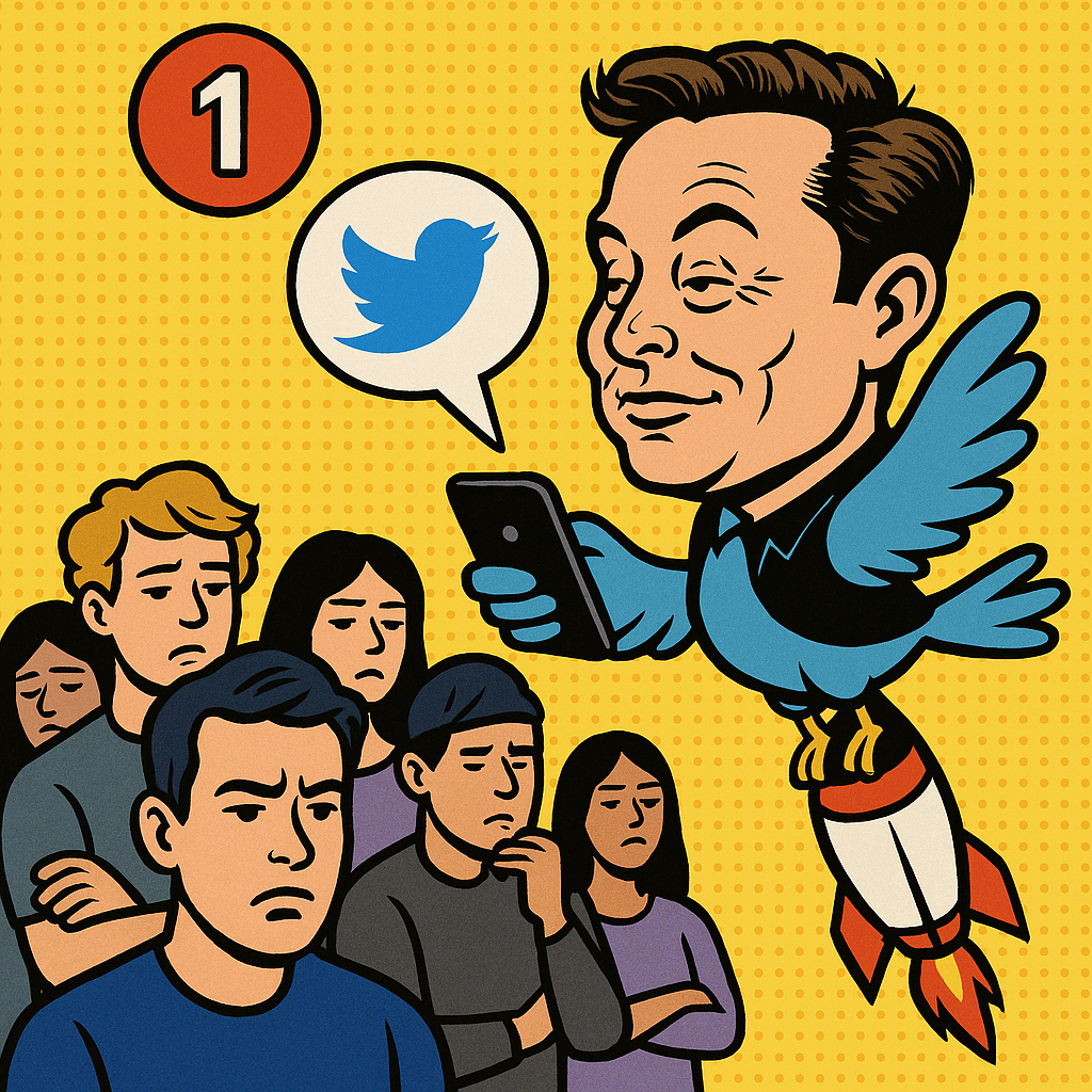 Satirical Tech News: 1 Time Elon Musk Tweets Something Again, Internet Pretends to Care